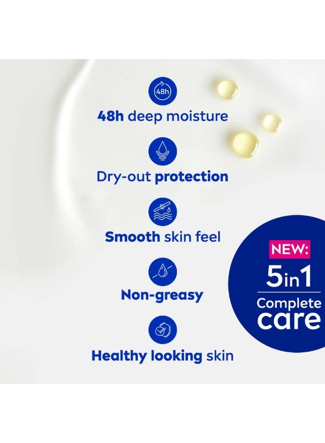 NIVEA Cocoa Nourish 200ml Body Lotion with Deep Moisture Serum| 48 H Moisturization | With Cocoa Butter & Coconut Oil | Non Greasy & Healthy Looking Skin |For Very Dry Skin - Image 3